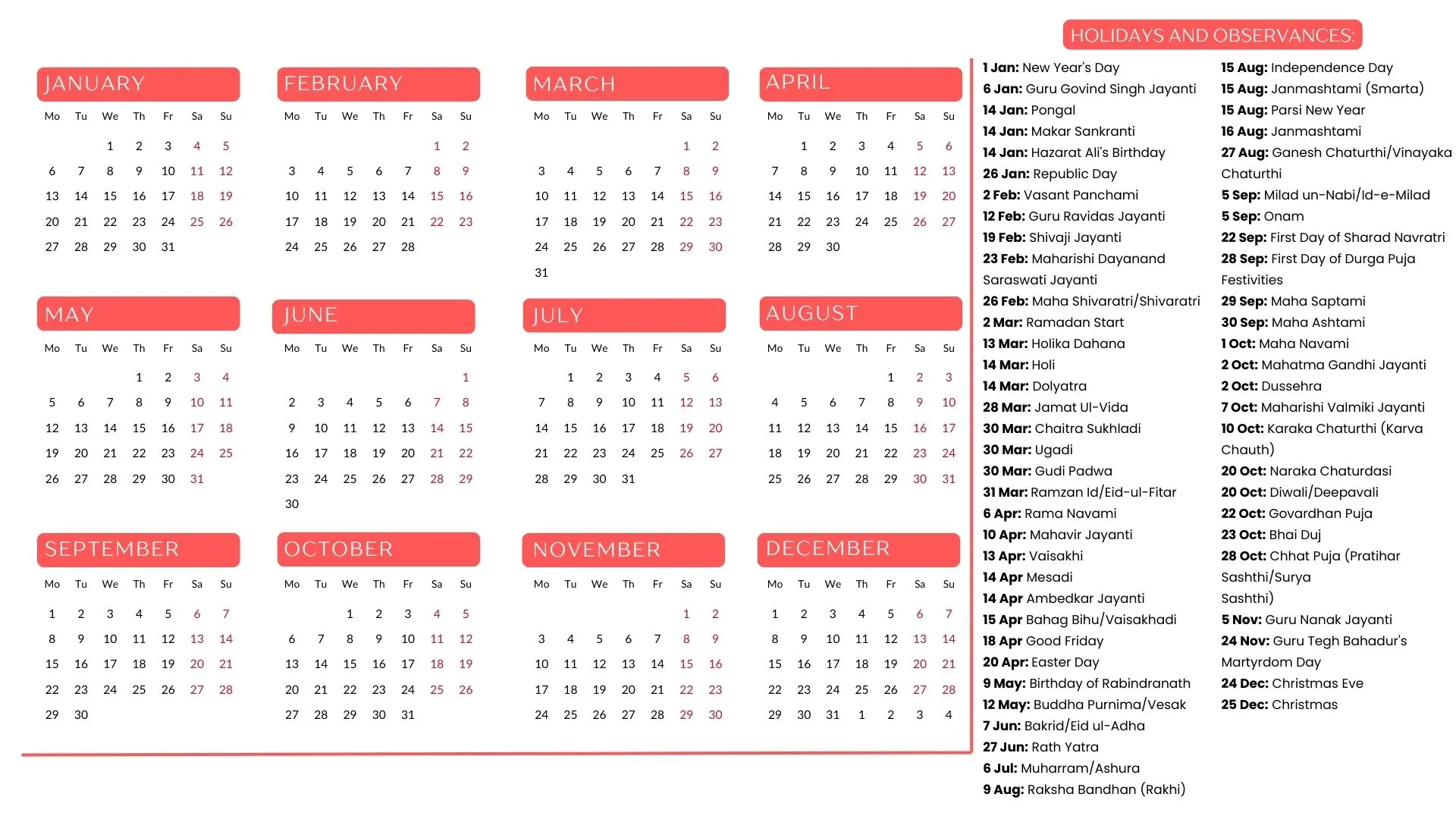 2025 calendar PDf with holidays USA